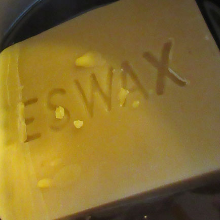 Image of: Block of bees wax